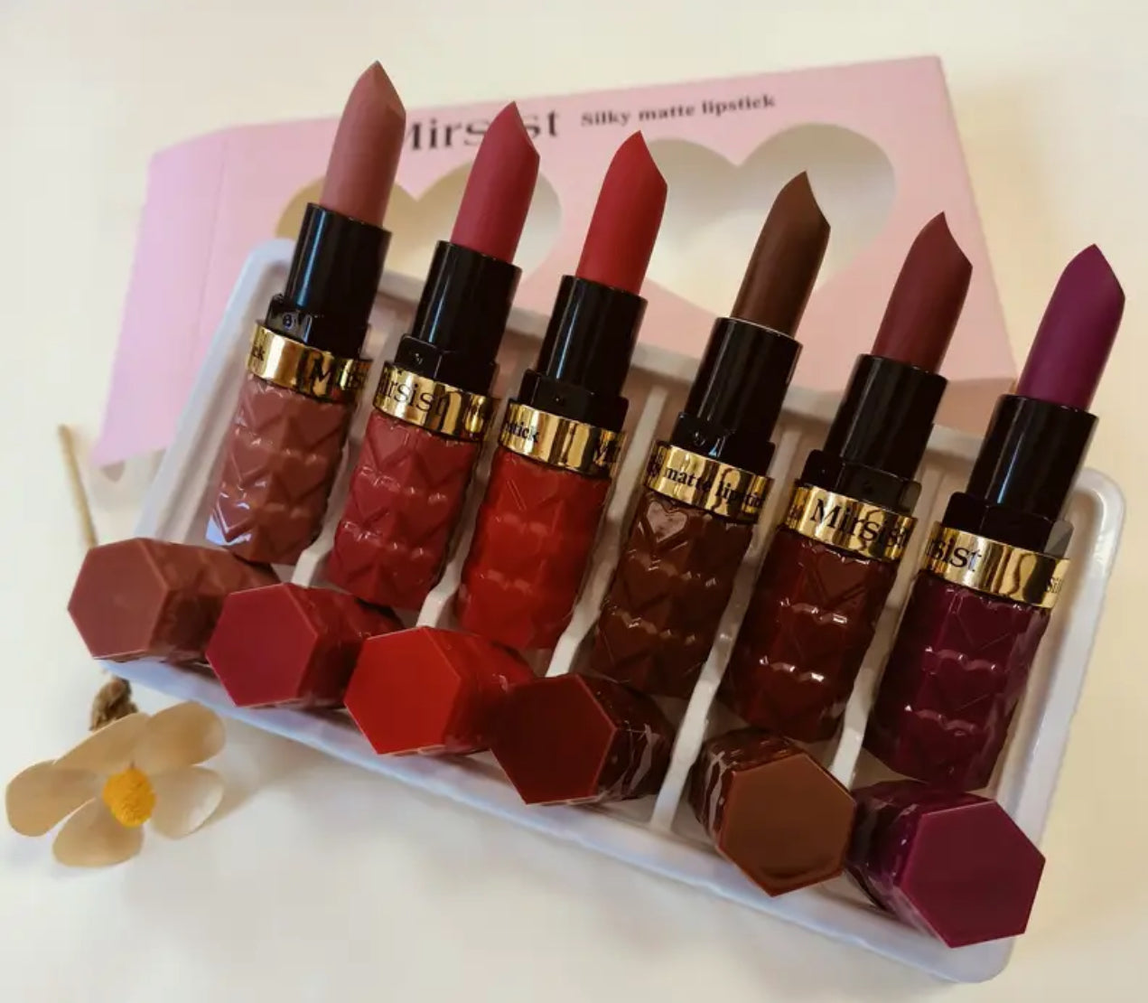 6 pcs lipstick